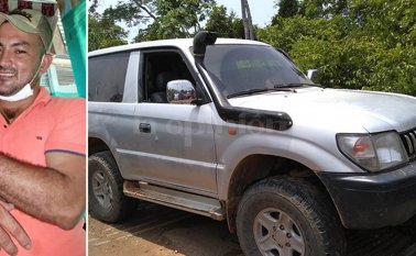 En esta camioneta se transportaba Carlos Andrés Sánchez. Cortesía