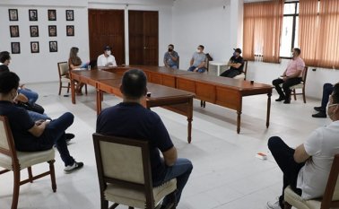 Comerciantes en Ocaña. Cortesía