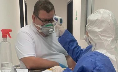 Pruebas de coronavirus en Cúcuta.  Cortesía