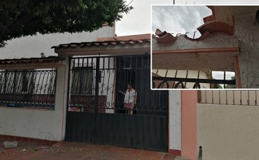 A esta casa intentó ingresar el indigente. Luego de enterrarse una varilla se golpeó la cabeza. La Opinión