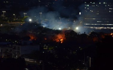 Incendio en Cúcuta. Cortesía Mario Corredor