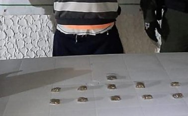 Capturado 50 gramos de marihuana. Policía
