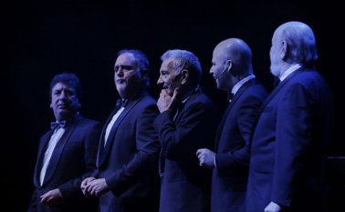 El grupo de comedia argentino, Les Luthiers, se presenro en Bogotá. Colprensa