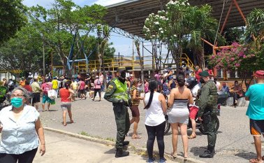 Desórdenes en Alto Pamplonita. Cortesía para La Opinión