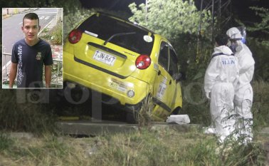 Taxista asesinado.  Colprensa