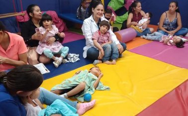 Niños con Zika. Cortesía