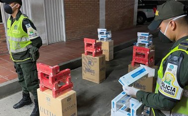 El útimo golpe que propinó la Polfa al cigarrillo de contrabando se produjo en El Zulia, donde se aprehendieron 5.990 cajas. Cortesía