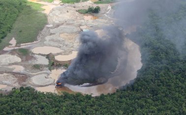 Minería ilegal. Colprensa