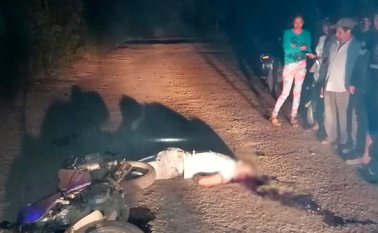 La víctima quedó tendida en el piso. Cortesía