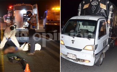 Tras la inspección a cadáver, las autoridades le hallaron debajo de la camisa varios implementos como cables, tarros y otros objetos que el hombre acumulaba. Con el lado izquierdo de este vehículo chocó el anciano. La Opinión