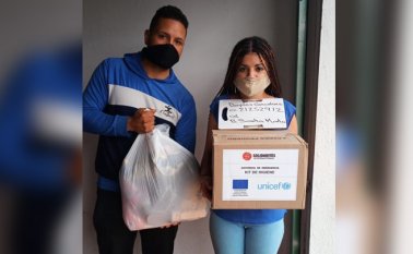 La Diócesis de Cúcuta ha tenido una participación activa en ayudar a los migrantes durante el confinamiento obligatorio. Cortesía