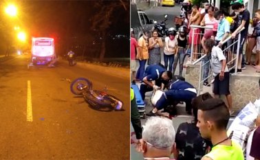 En la calle 14 con avenida 10 de El Contento (derecha) ocurrió uno de los hechos. Cortesía