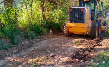 El proyecto de infraestructura permitirá mejorar la vía que comunica El Oasis-Chamizón- El Hoyo-Naranjito-Filo de Palo, en el municipio de El Carmen. Cortesía