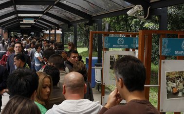 Registradurías en Bogotá. Colprensa