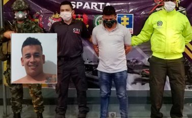 Yacid Durán Claro es señalado por las autoridades de ser de Los Pelusos. Cortesía