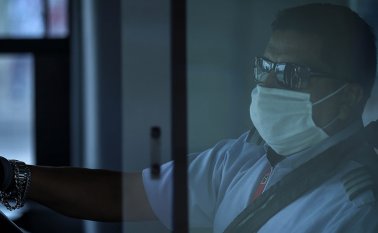 Uso del tapabocas en tiempos de COVID-19. Colprensa