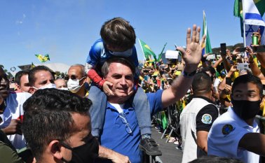 Se teme que en los próximos días Brasil supere a Italia como el tercer país con más fallecimientos en el mundo.
 AFP