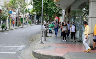 El centro ha estado desolado desde que empezó la pandemia. Archivo La Opinión