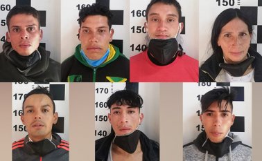 Fila superior: José Gregorio Hernández, José Gregorio Hernández, Jherson Orlando Torres, Otilia Barrera Bautista.  Inferior: Freddy Yovanny Correa, Eivar Giovanny Parra Barrera, Óscar Darío Barrera Sierra Cortesía