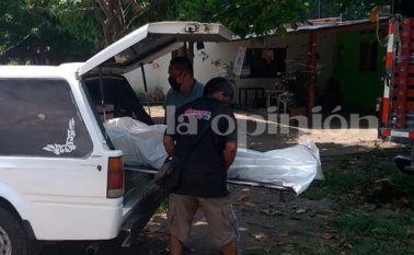 Cadáver encontrado por el Cuerpo de Bomberos de Cúcuta. Cortesía