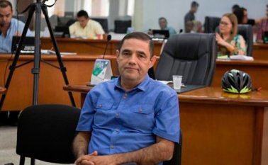 El subcontralor municipal, Francisco Cortés, en una sesión de control político que le adelantó el Concejo el pasado mes de marzo. Juan Pablo Cohen