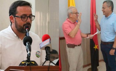 Jorge Mayid Gene Beltrán y José Antonio Lizarazo tomó posesión como gerente de la EIS, en marzo pasado. Archivo