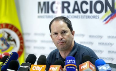 Director de Migración Colombia Juan Espinosa. Colprensa