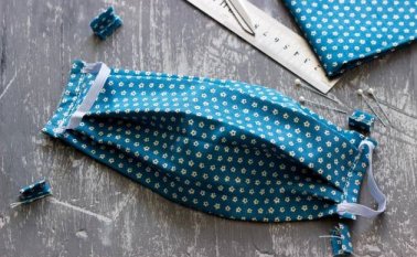 Las mascarillas de tela funcionan perfectamente para aquellos que no tienen contacto en primera línea con el virus. Colprensa.