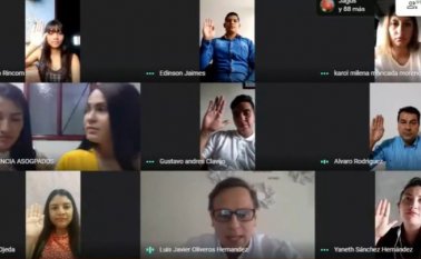 Certificación de aprendices Sena. Cortesía