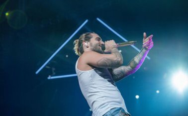 Maluma en concierto. Colprensa