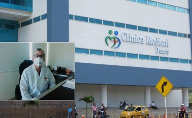 Rubén Darío Santiago Salazar, gerente médico de la Clínica Medical Duarte, rechazó contundentemente lo ocurrido.  La Opinión y cortesía