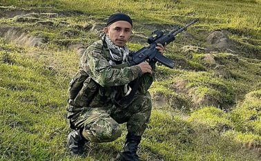 El soldado Charles Freilan Moncada Claro, de 37 años, era padre de dos niñas, de 5 y 8 años. Cortesía