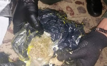 Incautación de marihuana. Cortesía