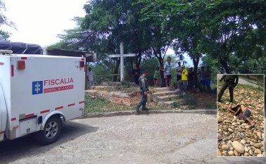 Los vecinos dijeron haber escuchado tres tiros el domingo, hacia las 9 de la noche. Cortesía