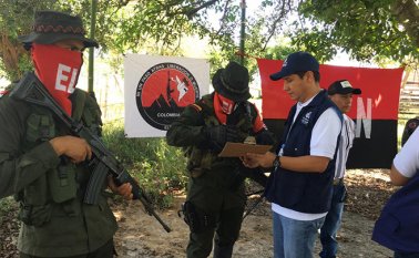 ELN en la selva colombiana.  Colprensa