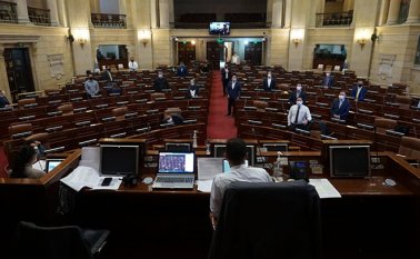 Plenaria semipresencial de la Cámara. Colprensa