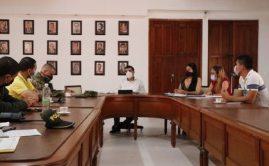 En Ocaña, las autoridades trabajan de manera coordinada, a través de un Puesto de Mando Unificado. Cortesía