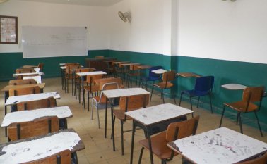 Con las sillas vacías, así permanecerán los colegios públicos de Norte de Santander, al menos por este año, según lo confirmó el gobernador Silvano Serrano. Archivo