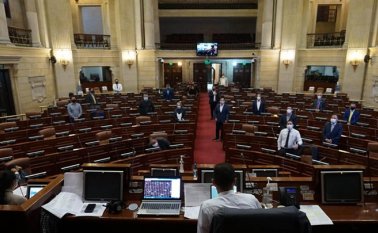 Por primera vez en la historia del Congreso, este 20 de julio muy pocos serán los asistentes a la instalación de la nueva legislatura, pues esta será virtual. El presidente Iván Duque también pronunciará su discurso a la distancia. Archivo