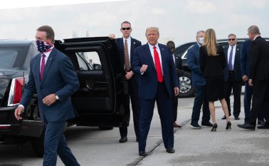 Donald Trump se mostró complacido por los avances de una vacuna contra la COVID-19. AFP