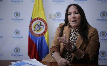 Susana Correa, Directora del departamento de Prosperidad Social. Colprensa
