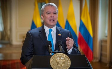 Por primera vez en la historia reciente del país, el presidente Iván Duque tuvo que darle inicio a la nueva legislatura del Congreso desde la Casa de Nariño. Después del discurso, al jefe de Estado se le olvidó instalar formalmente las sesiones. Cortesía