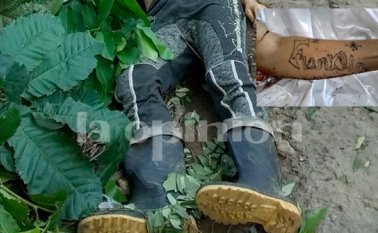 El hombre tenía un tatuaje en uno de sus brazos. Cortesía