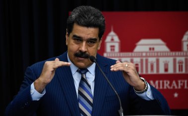 El gobierno de Donald Trump lidera una campaña internacional para propiciar la salida del poder de Maduro, cuya reelección en 2018 no reconoce por considerarla fraudulenta. Archivo