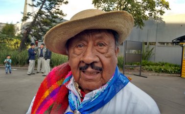 Rómulo Mora Sáenz siempre brilló por sus intervenciones artísticas, en especial, como declamador de poesía rústica campesina. Colprensa