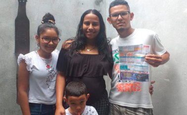 Una familia venezolana fue la ganadora de la ‘Guaca Millonaria’ de Aguas Kpital, por estar al día  con el pago del servicio. Cortesía