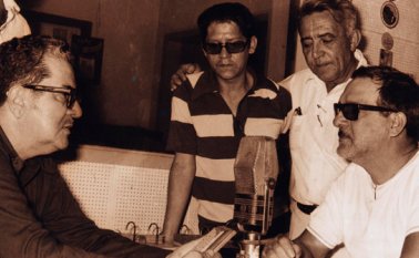 Jesús María Sepúlveda “Suso”, Gustavo Rojas Pérez, Juan José Contreras, Carlos Ramírez París y Roque Mora. Archivo La Opinión