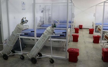 De acuerdo a las estadísticas los jóvenes son los que más acuden al Centro Respiratorio Transitorio instalado en el hospital de Ocaña. Cortesía
