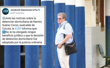 El exmandatario Ramiro Suárez (2004-2007) fue trasladado a una vivienda de Bogotá. La Opinión
