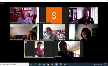 Sala plena virtual del consejo de Estado. Colprensa